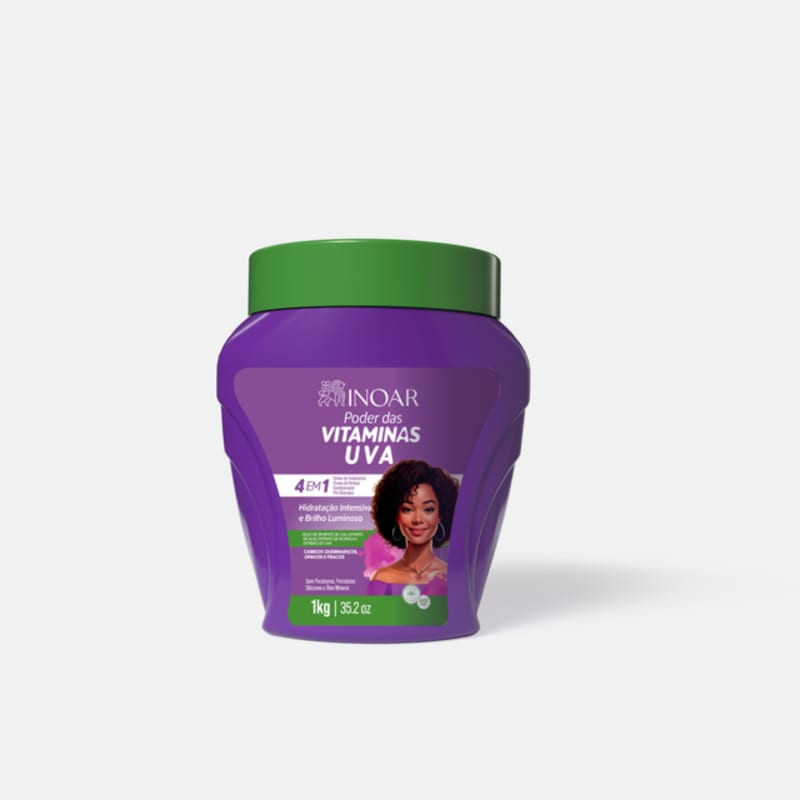 Inoar Creme Poder Das Vitaminas Uva 1kg | Beleza Na Web (BR)