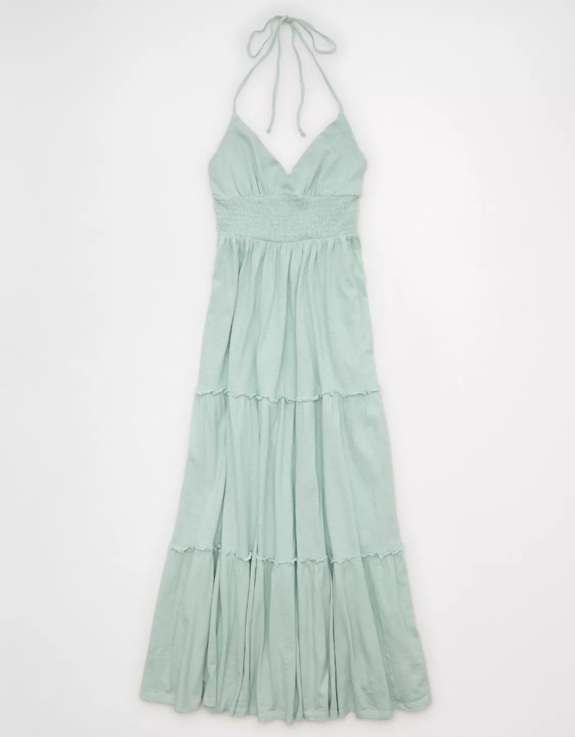 AE Sunchaser Halter Midi Dress | American Eagle Outfitters (US & CA)