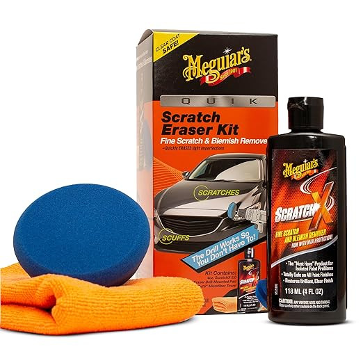 Meguiar's Quik Eraser Kit, Car Scratch Remover for Repairing Surface Blemishes, Car Scratch Repai... | Amazon (US)
