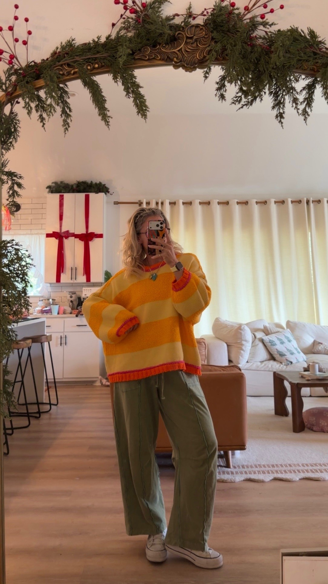 Ootd 🧡 My sweater is oos so I linked it in other colors + similar styles

#LTKdayinmylife #LTKHoliday #LTKGiftGuide