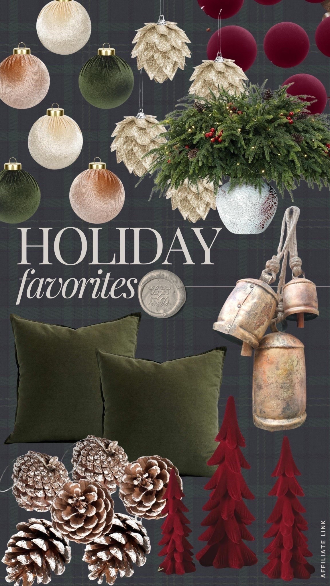 🎄✨ These Amazon holiday finds instantly elevate your space—think velvet ornaments, cozy green pillows, rustic bells, frosted pinecones, and tabletop trees that feel boutique-worthy without the price tag. Perfect for mixing into your existing decor or starting fresh for the season.

#AmazonHoliday #HolidayDecor #AmazonHome #ChristmasDecor #AmazonHolidayFinds #AmazonFavorites #SeasonalDecor #AffordableHolidayDecor #AmazonMostLoved #LTKStyleTip 



#LTKHome #LTKHoliday #LTKSeasonal