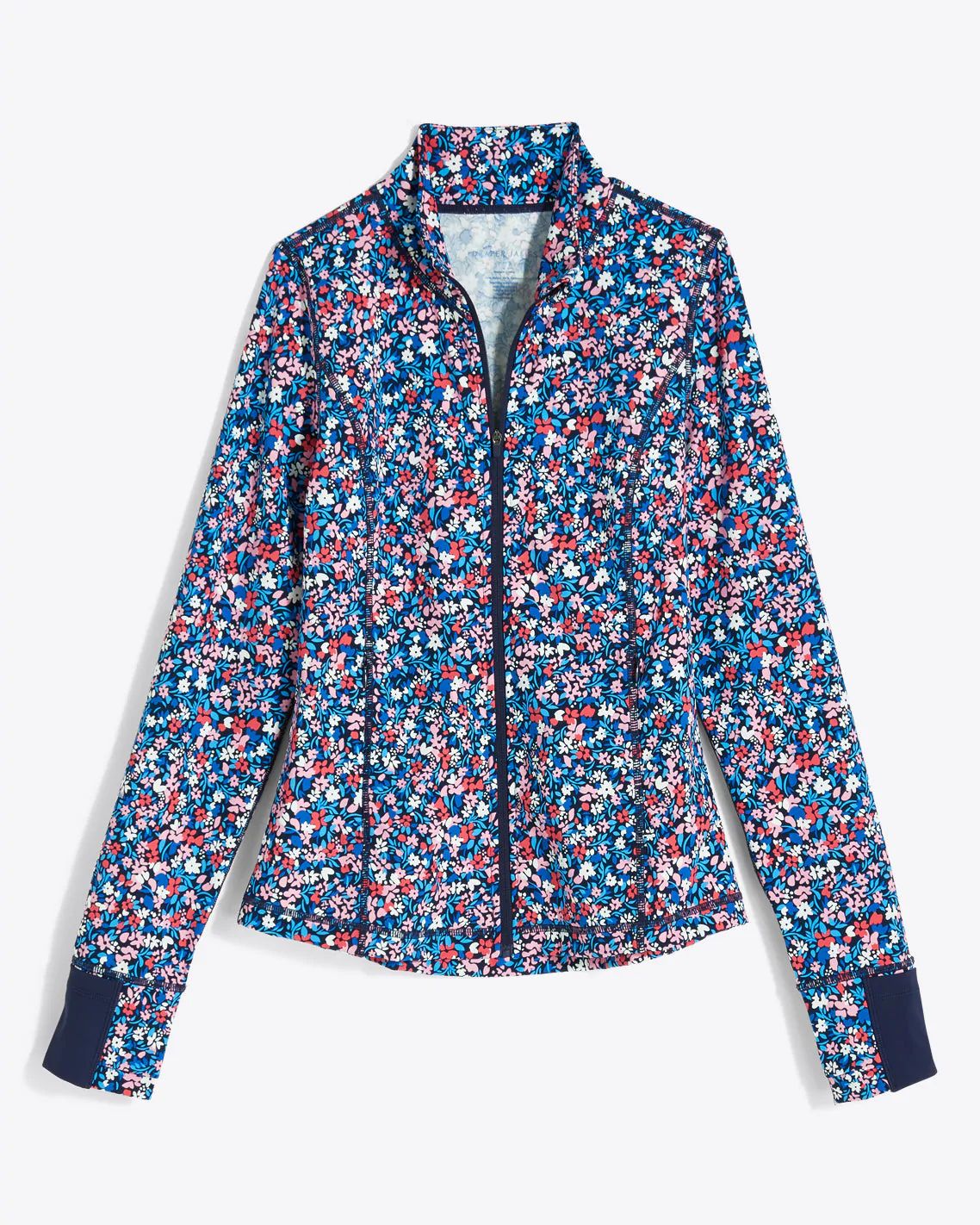 Warm Up Jacket in Allover Ditsy Floral | Draper James (US)
