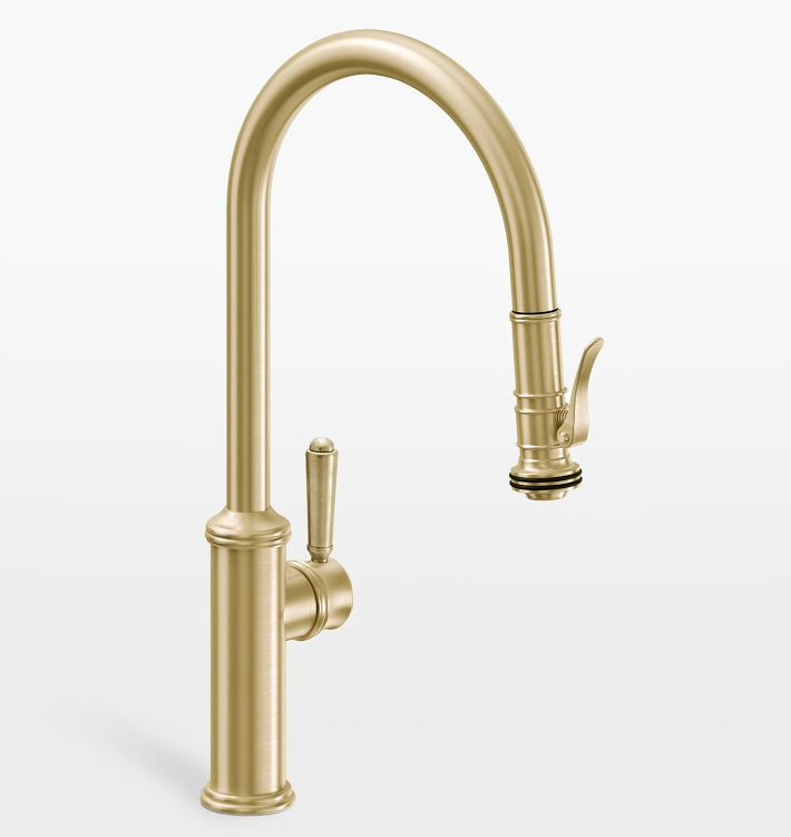 Davoli Pull Down Kitchen Faucet with Squeeze Sprayer | Rejuvenation