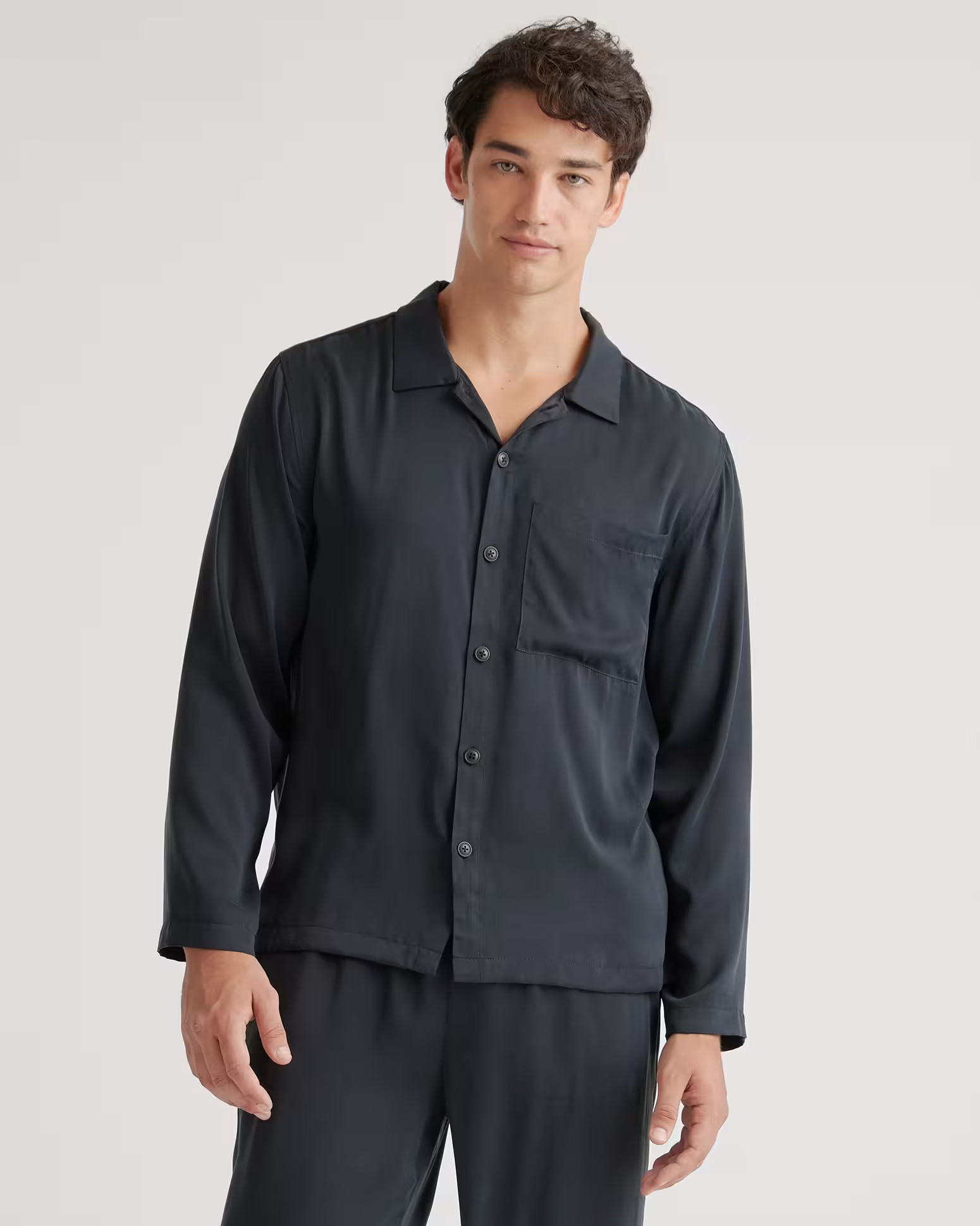 100% Washable Silk Button Down Pant Set | Quince