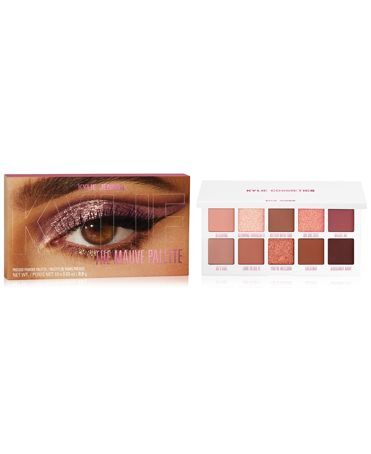 Kylie Cosmetics Pressed Powder Palette - Mauve | Macy's