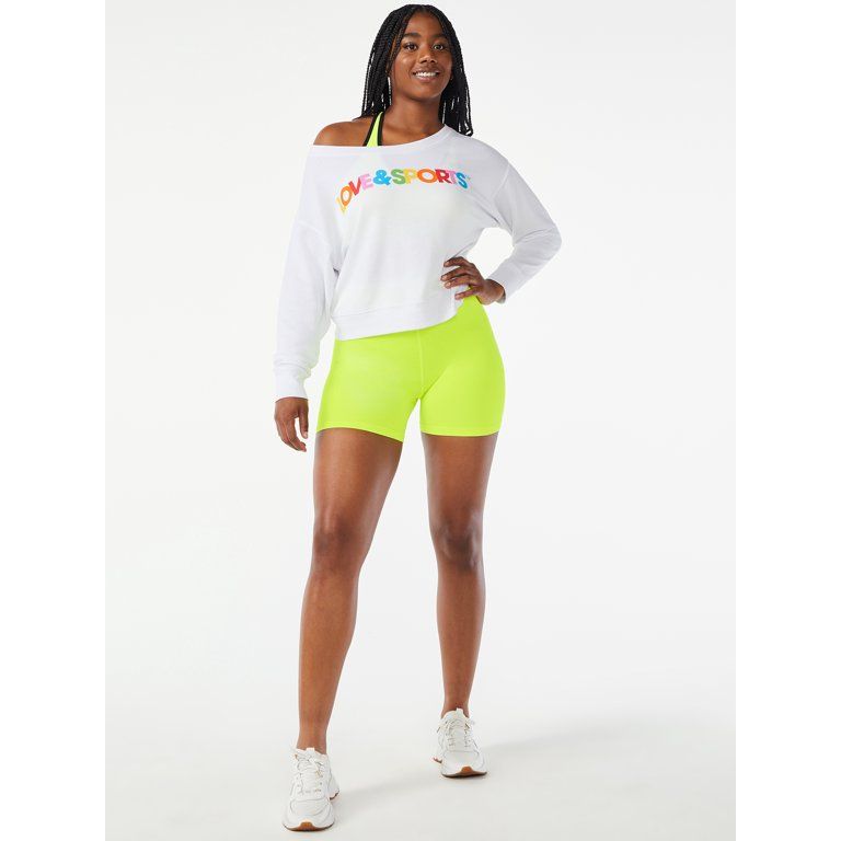 Love & Sports Women's Seamless Bike Shorts, 6” inseam - Walmart.com | Walmart (US)