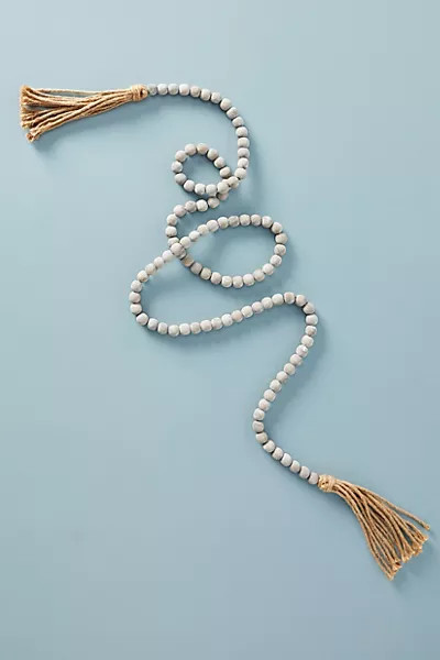 Beaded Jute Garland | Anthropologie (US)