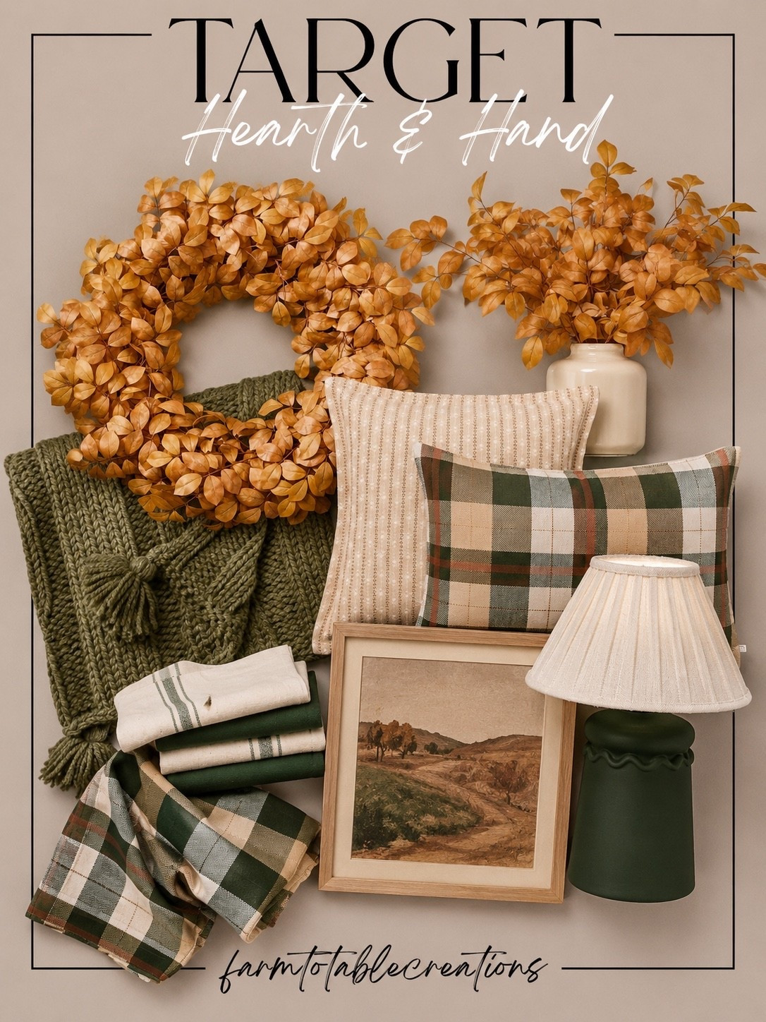 NEW Target Hearth & Hand Fall Finds You’ll Want Before They’re Gone 🍂🤎

If you’re ready to bring cozy fall charm into your home, this Hearth & Hand collection at Target is full of timeless pieces you’ll use year after year. From rich green accents and warm plaid textiles to the prettiest wreath and cozy throw, these finds make it easy to create an elevated autumn look without overspending.

Follow @farmtotablecreations on Instagram for more cozy home finds, affordable decor, and the latest Target must-haves.

#LTKHome #LTKFinds #Target #TargetHome #TargetFinds #HearthAndHand #MagnoliaHome #FallDecor #AutumnHome #CozyHome #SeasonalDecor #NeutralDecor #HomeStyling #HomeInspiration #FarmToTableCreations

#LTKHome