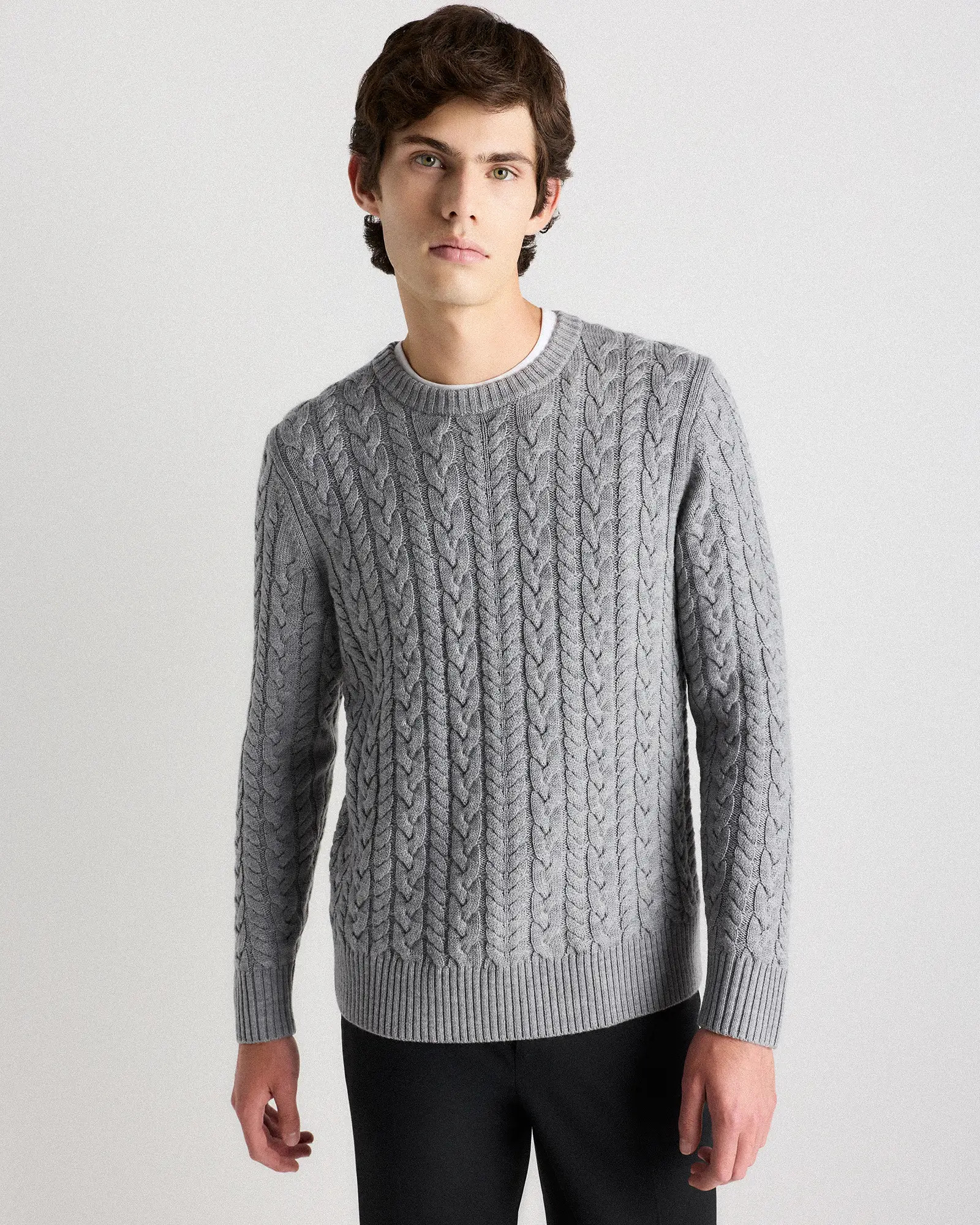 Australian Merino Wool Cable Crewneck Sweater | Quince