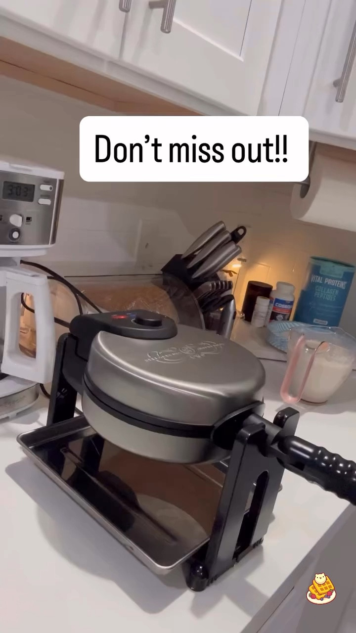 Follow me + comment SHOP and I’ll send you the link ✨

One of my favorite kitchen finds that I still use on repeat 🧇 This waffle maker is quick, easy, and makes the perfect golden waffles every time.

If you love simple breakfasts that feel a little extra… you need this.

Follow me for daily finds you can shop right here on LTK.

#wafflemakerfind #kitchenmusthaves #easybreakfastideas
#busymomfavorites #homefindsforher #kitchenlovers
#amazonwafflemaker #easykitchenappliances #betterwithbarb

I earn commissions from qualifying purchases as an Amazon and LTK creator.

#LTKmomlife #LTKfoodie #LTKHome