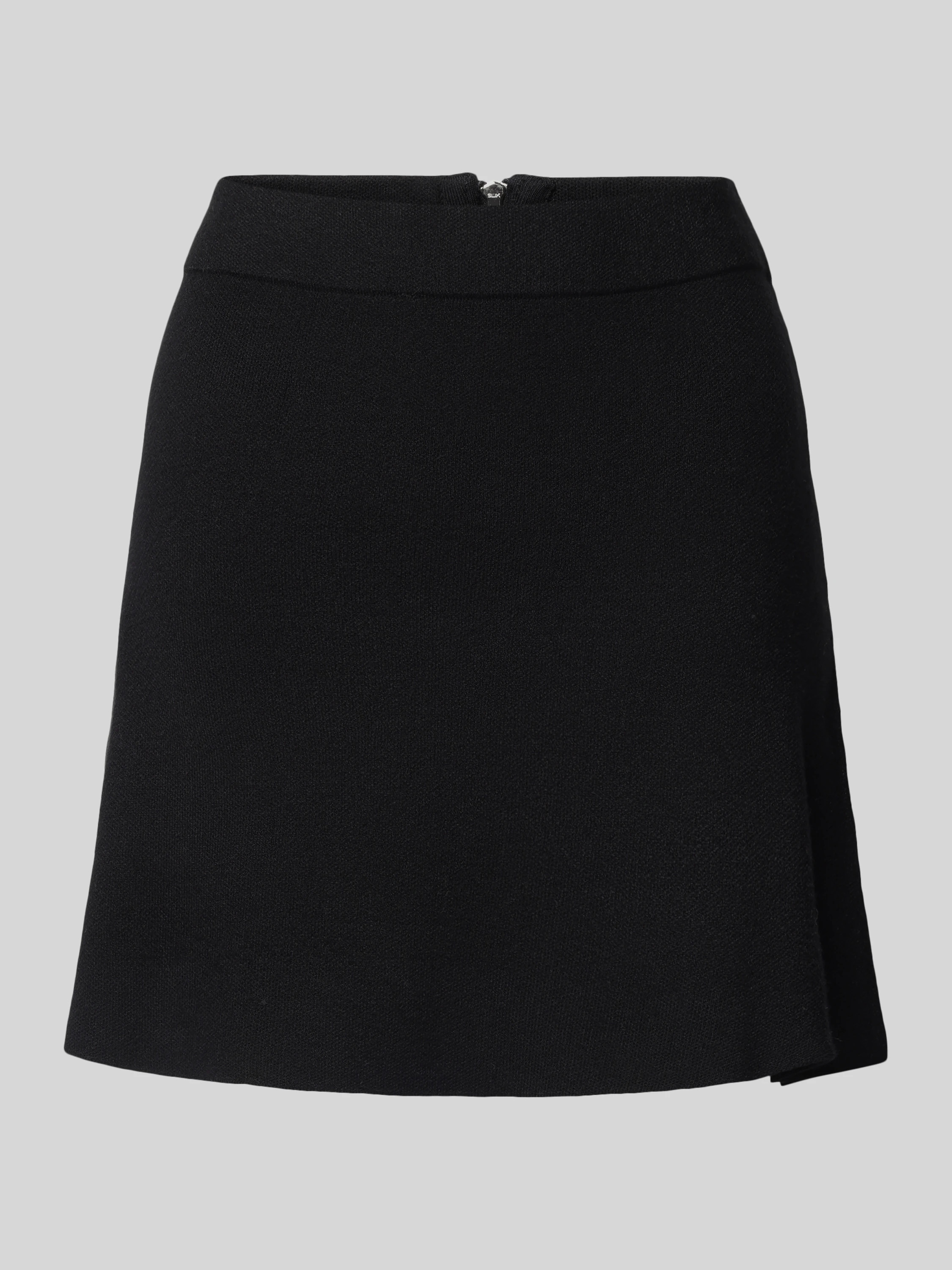 Ausgestellter Mini-Rock mit kurzem Reißverschluss in black | Peek & Cloppenburg* Düsseldorf DE