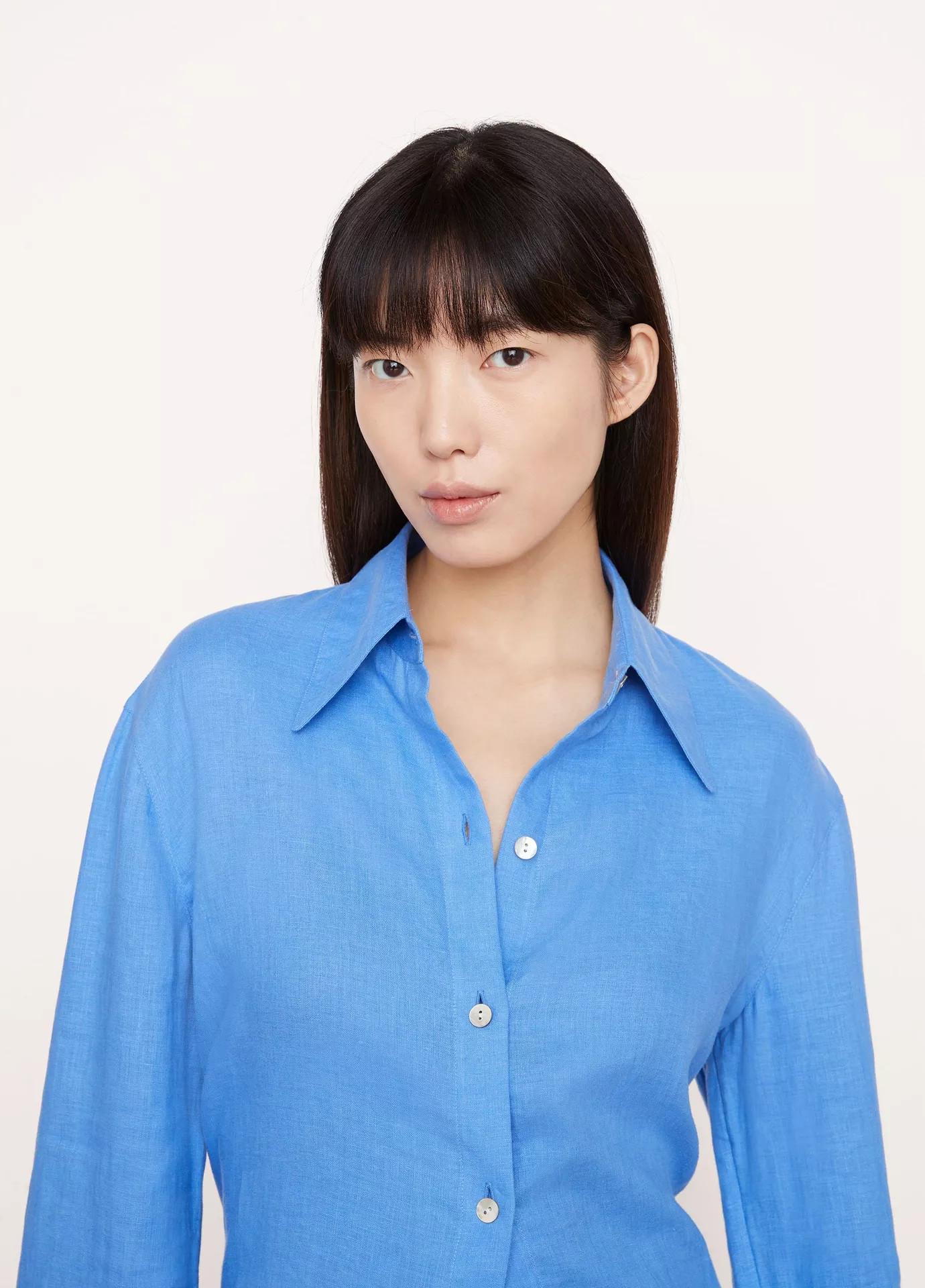 Linen Relaxed Button-Down Shirt | Vince LLC