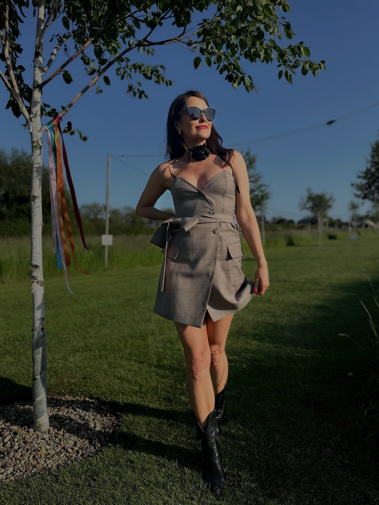 Summer outfit, summer dresses, festival outfit, wedding guest outfit, cowboy boots, beige dress, corset dress, sunglasse

#LTKstyletip #LTKSeasonal #LTKeurope