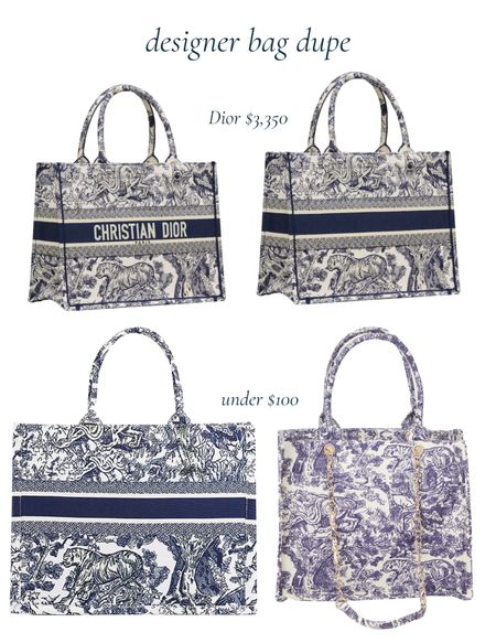 Dior tote dupe. Designer bag dupes, door dupes, summer tote bags, summer bag 

#LTKunder100 #LTKitbag #LTKSeasonal