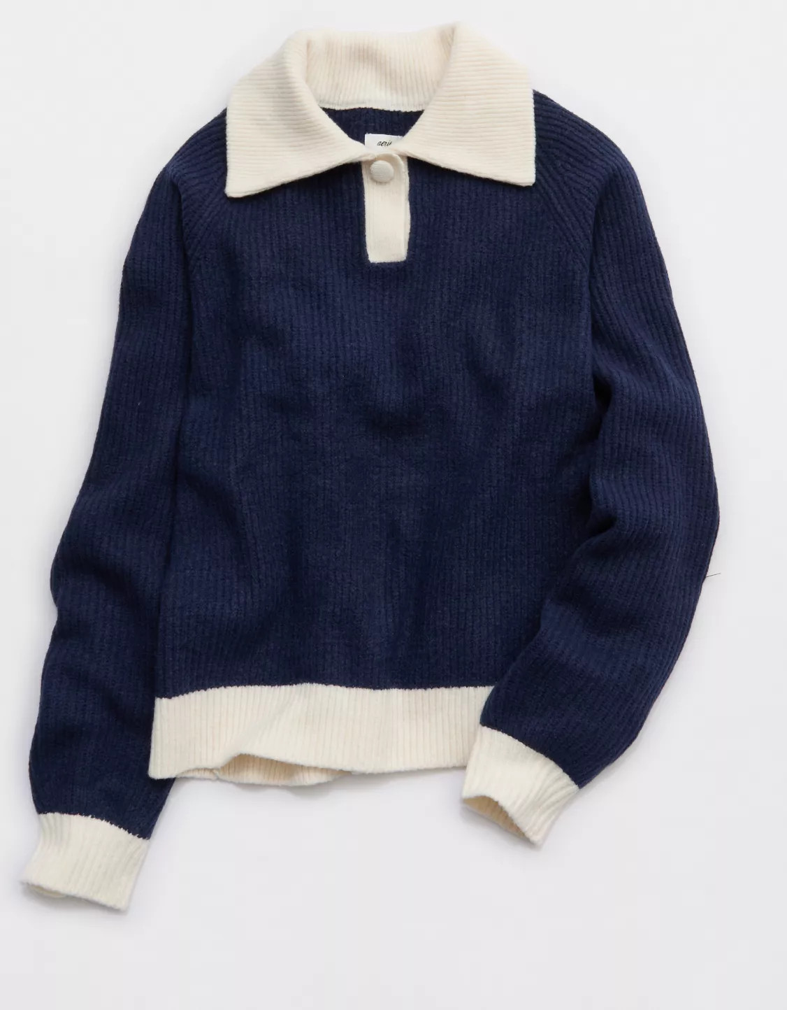 Aerie Classic Quarter Button Sweater | Aerie