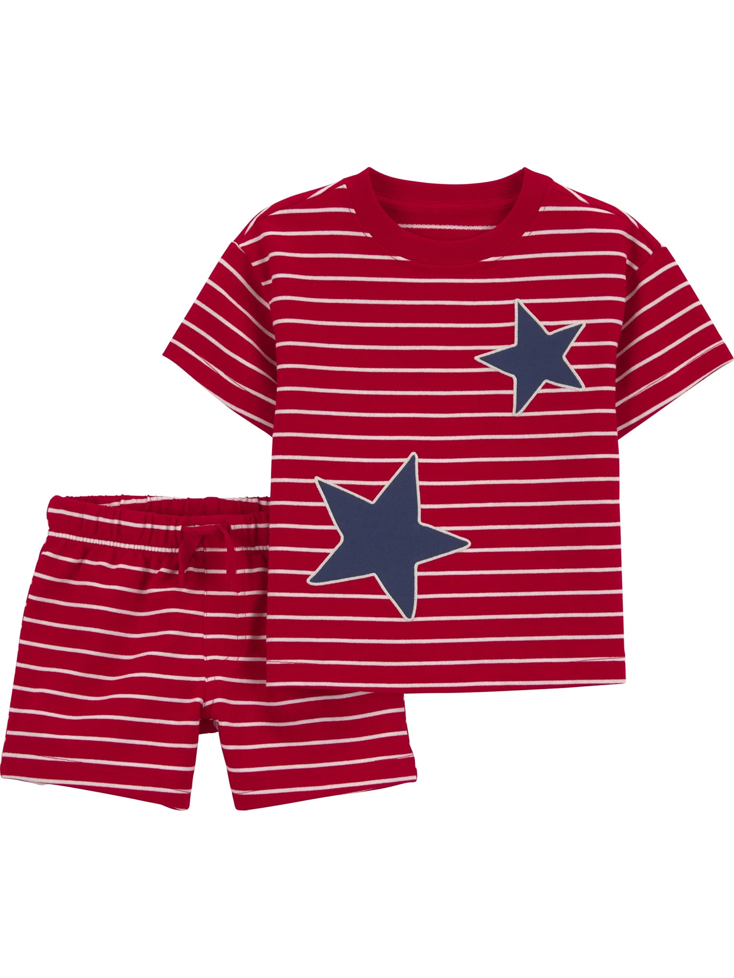 Carter's Child of Mine Baby and Toddler Boy Patriotic Americana Americana Outfit Set, 2-Piece, Si... | Walmart (US)