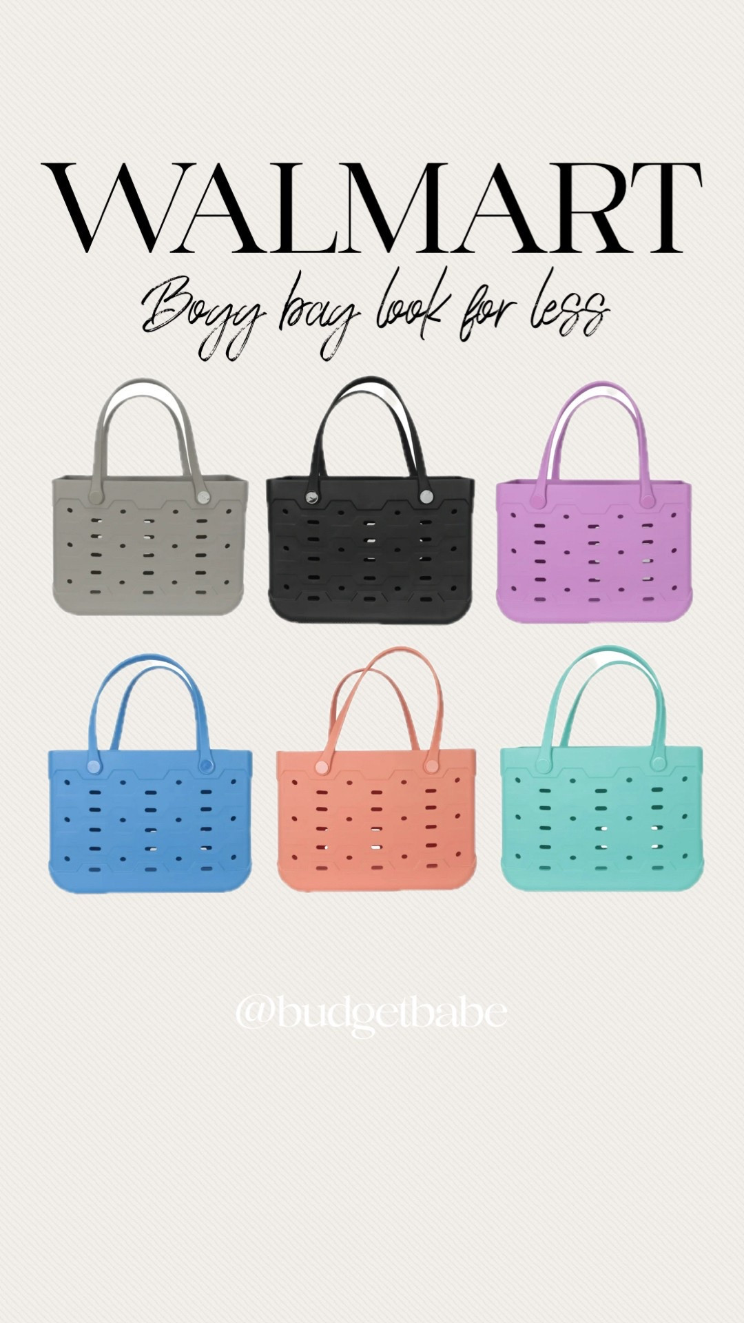 Walmart Bogg bag lookalikes! 

#LTKFindsUnder50 #LTKFindsUnder100