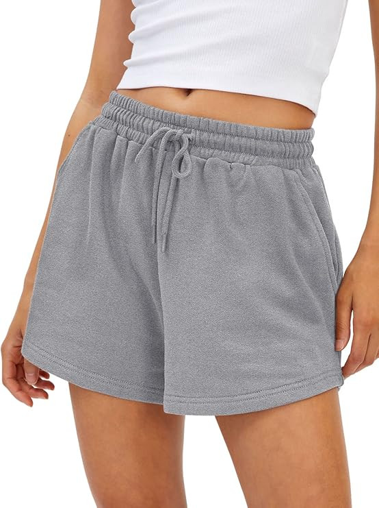 AUTOMET Womens Sweat Shorts with Pockets Casual Summer Comfy Lounge Shorts | Y2K Preppy Stuff,Bea... | Amazon (US)