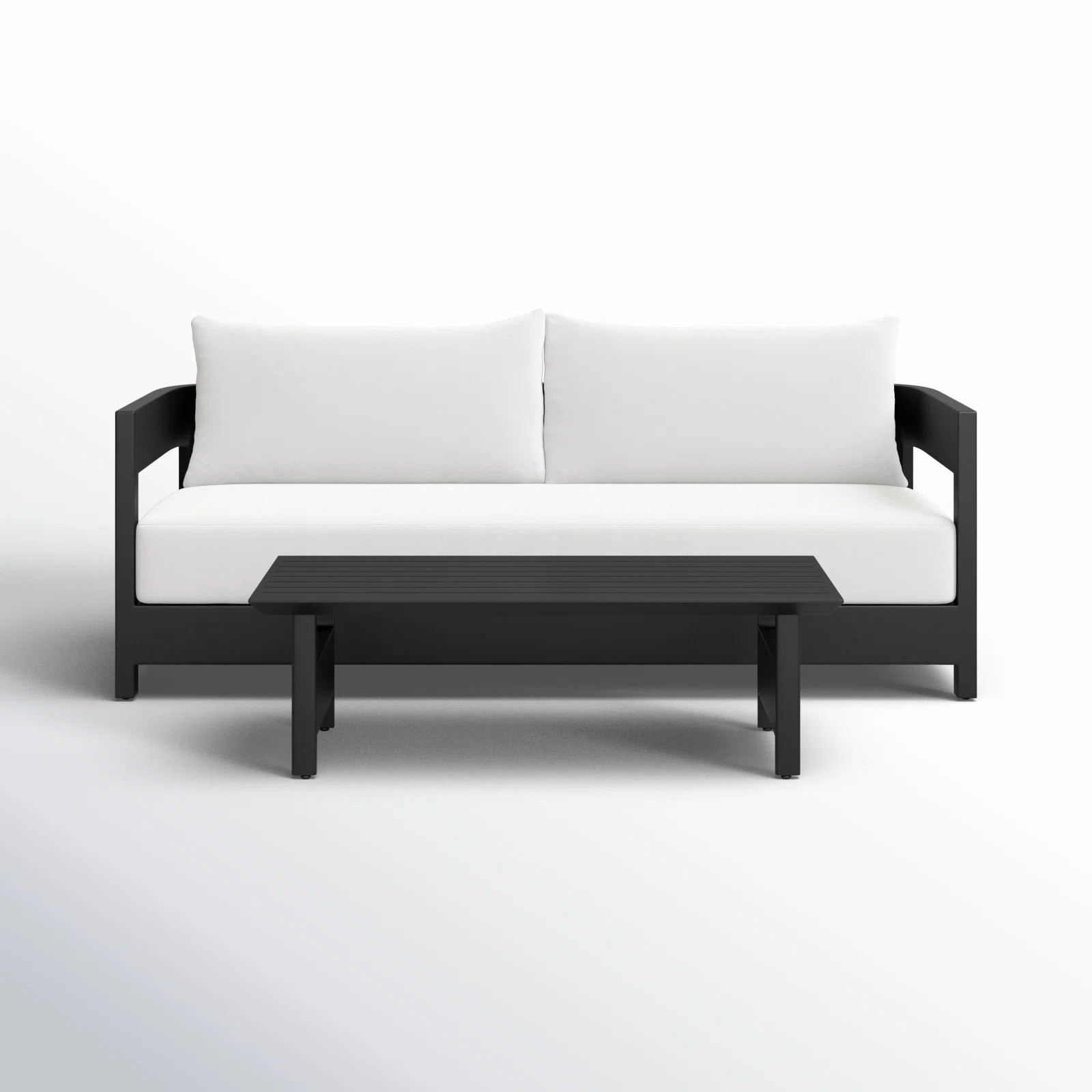 Joss & Main Everlee Outdoor Sofa And Coffee Table Set & Reviews | Wayfair | Wayfair North America