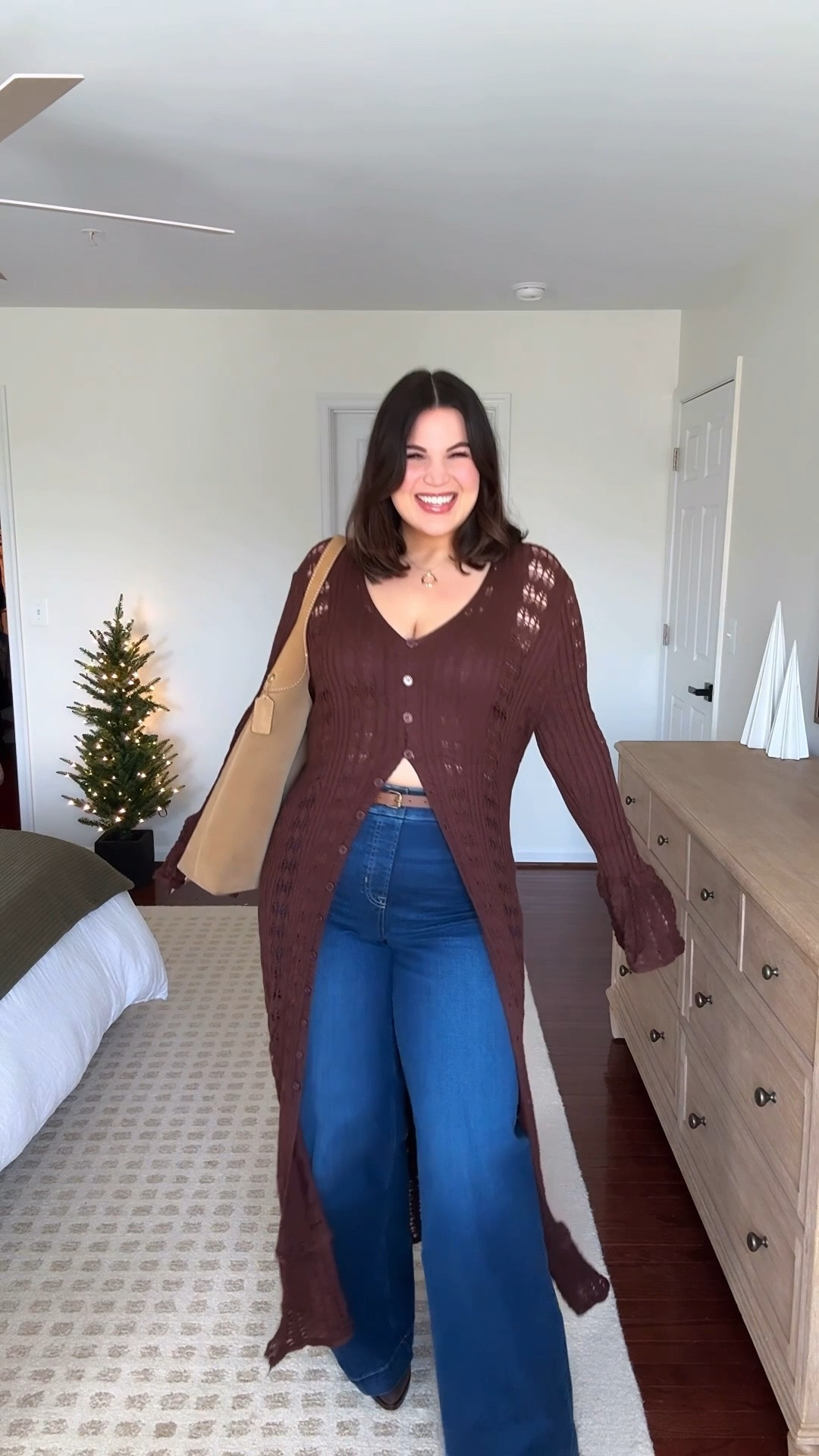 Midsize Thanksgiving outfit idea! I realized I haven’t shared any Thanksgiving outfits with jeans + honestly it’s bc I don’t wear jeans a lot but also for Thanksgiving, i want to be comfortable! But I just got in this pair of pull on, elastic waist jeans from Spanx that quite literally feel like leggings so I wanted to share them as an option for the holiday 🦃 and right now Spanx is doing 30% off their entire site for Black Friday! 

Jeans - large long 
Bralette - xl *use code KELLYTK20 to save 
Top - xl 
Boots - 10 




#LTKCyberWeek #LTKHoliday #LTKMidsize