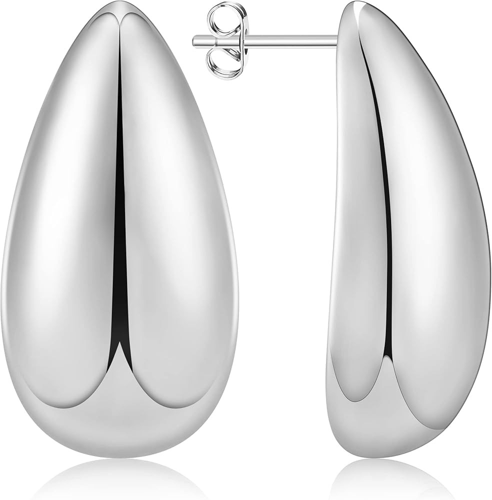 Hot Pink Earrings for women, 6 Style Boho Earrings Set, Include Love Heart/Tassel/Beaded/Chunky/R... | Amazon (US)