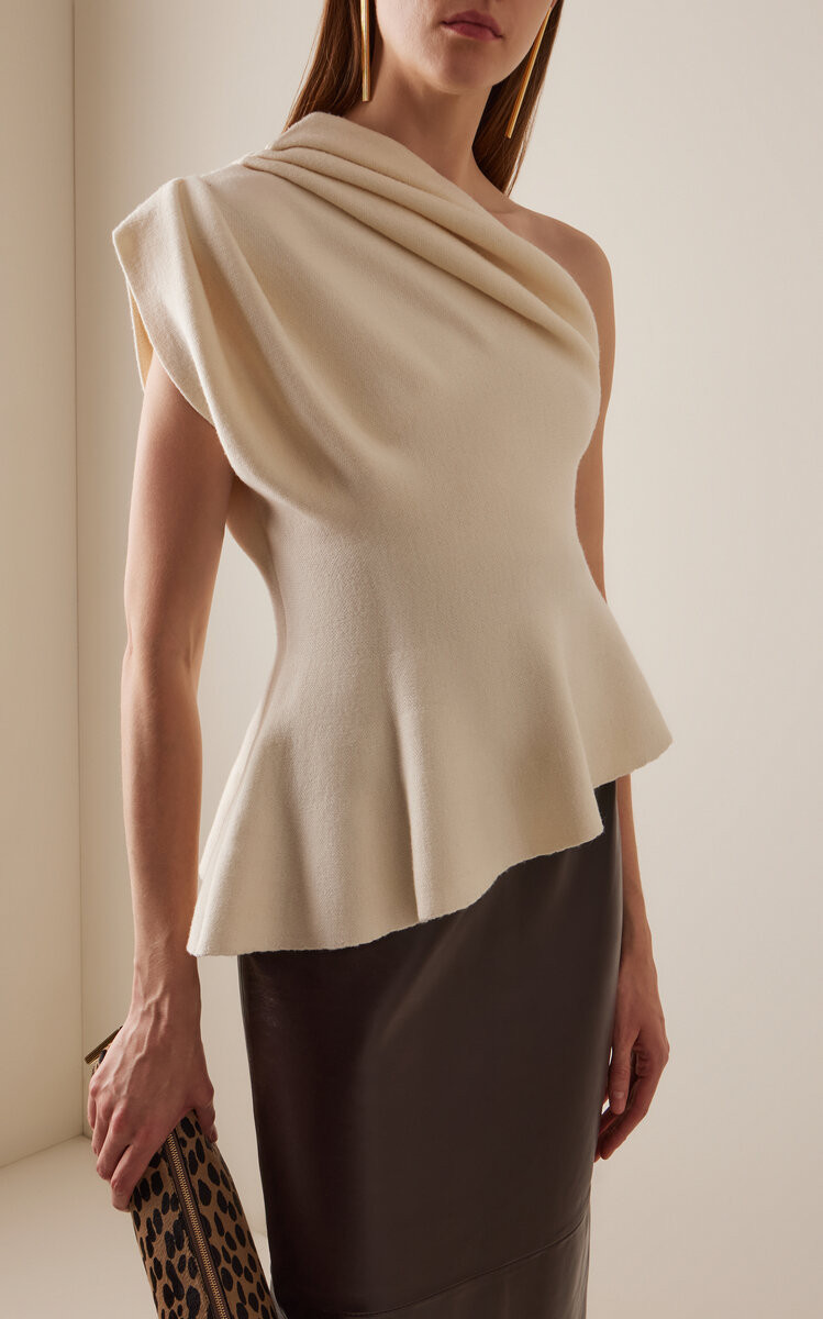 Aimee Asymmetric Merino-Wool Top | Moda Operandi (Global)