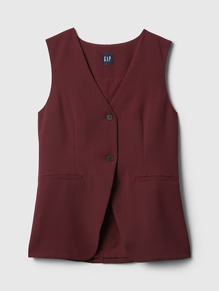 Longline Twill Vest | Gap (US)