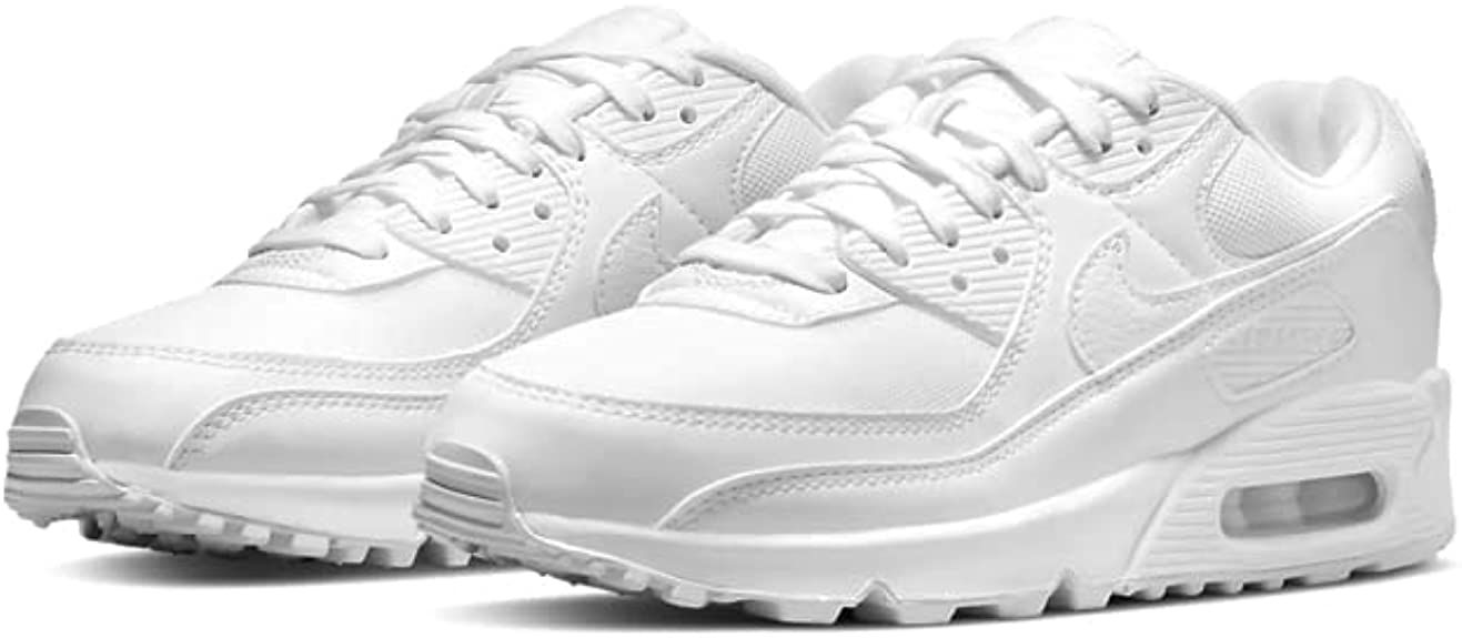 Nike womens WMNS Air Max 90 White Dh8010-100, White/White-white, 8.5 | Amazon (US)