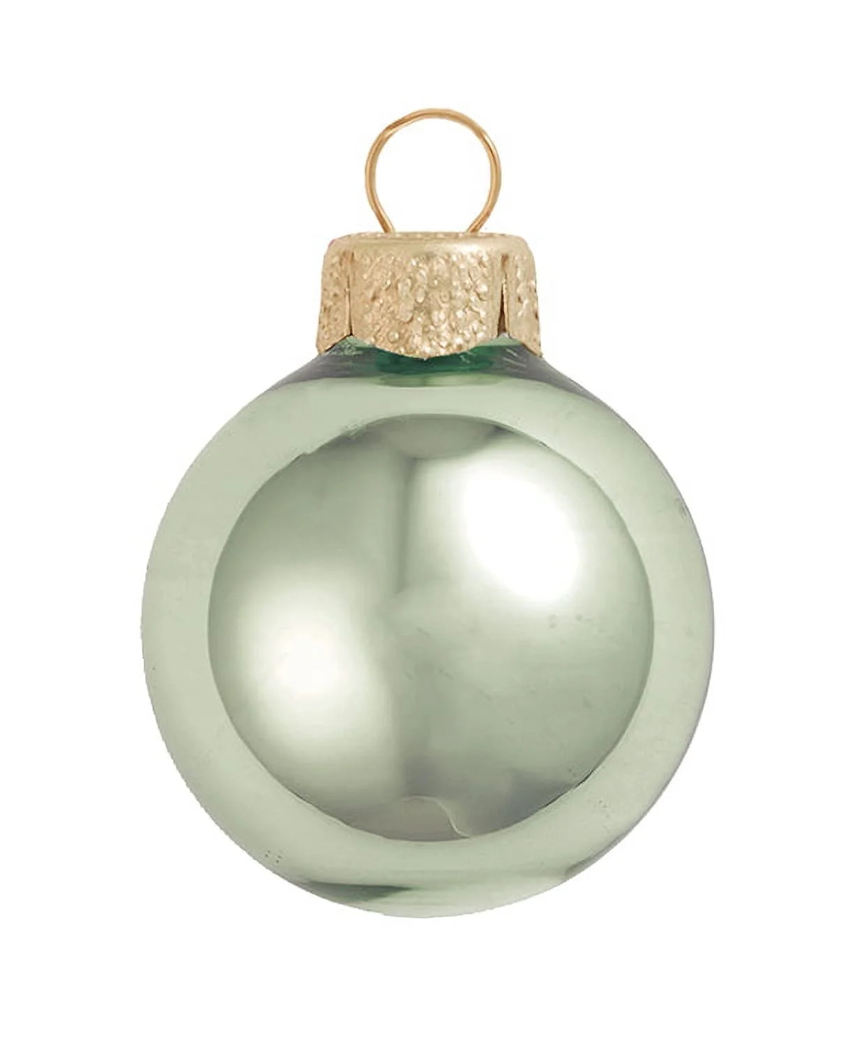 Whitehurst 2ct Shale Green Shiny Finish Glass Christmas Ball Ornaments - 6" (150mm) | Walmart (US)