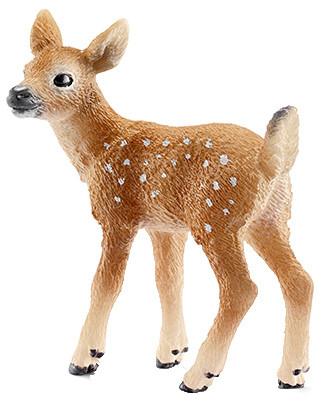 Schleich 14711 Tailed Fawn Figurine White | Unbeatable Sale