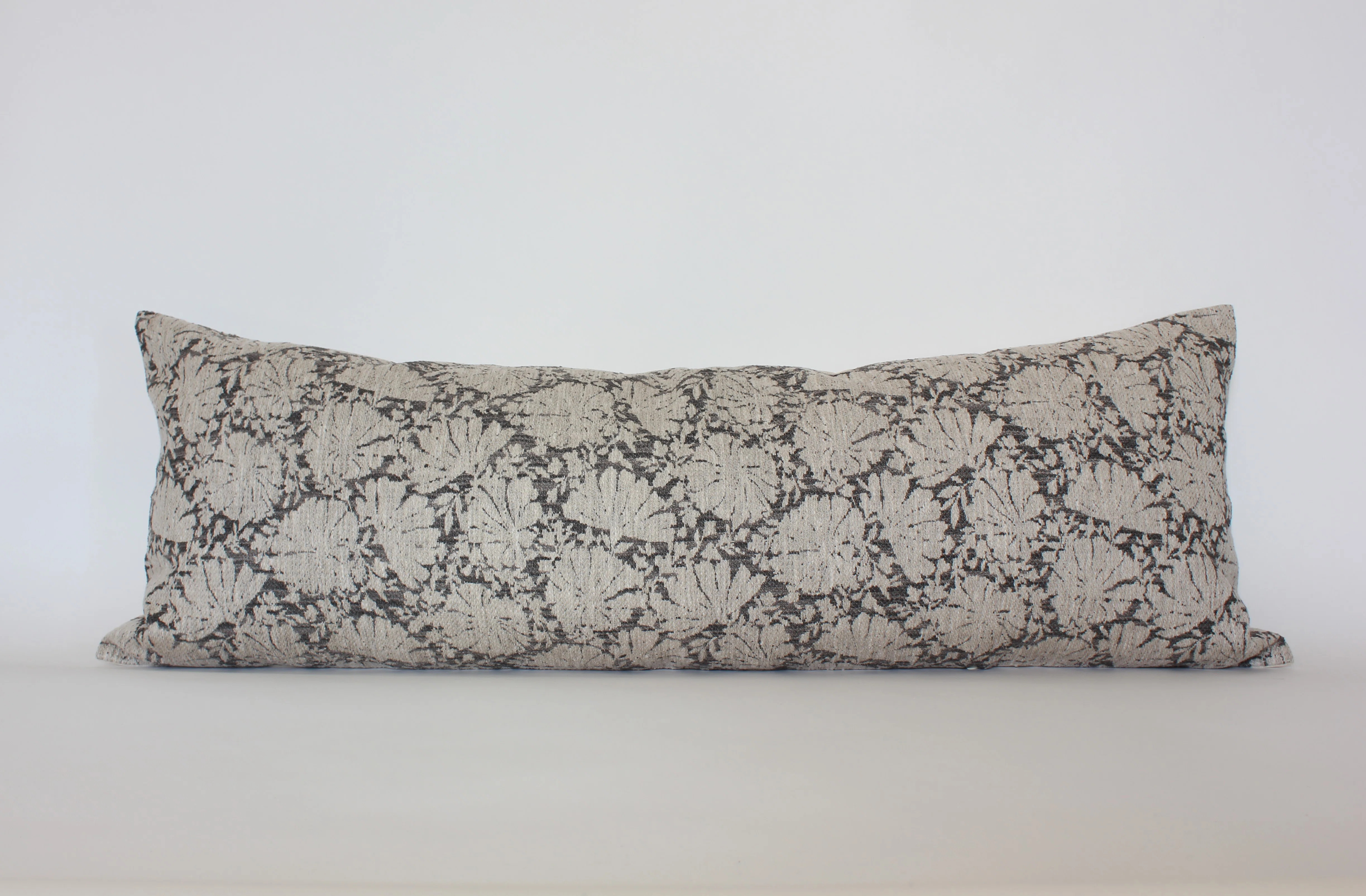 Textileish Charcoal Floral Pillow Cover, Dark Gray Throw Pillow | Wayfair | Wayfair North America