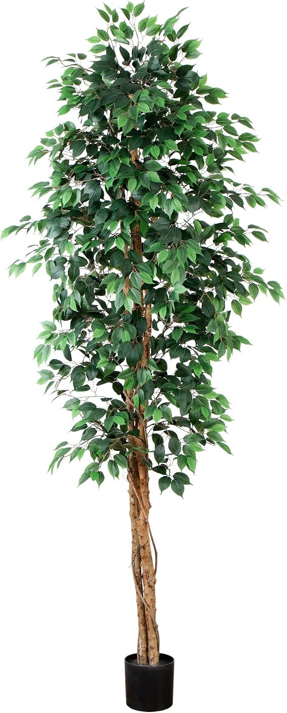 Nearly Natural 9ft. Artificial Ficus Tree | Amazon (US)