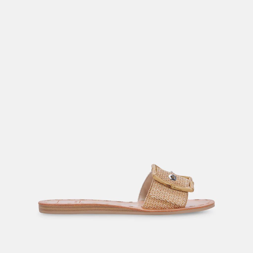 DASA SANDALS WARM NATURAL RAFFIA | DolceVita.com