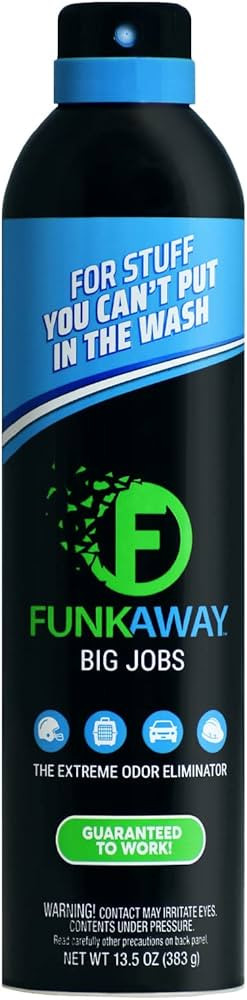 FunkAway Odor Eliminator Spray for Clothes, Shoes and Gear, Black (13.5 oz) | Amazon (US)