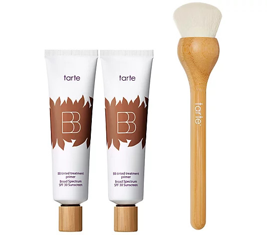 tarte BB Foundation Duo With Blurring Brush - QVC.com | QVC