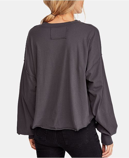 Free People Cotton Denver Long-Sleeve Top & Reviews - Tops - Women - Macy's | Macys (US)