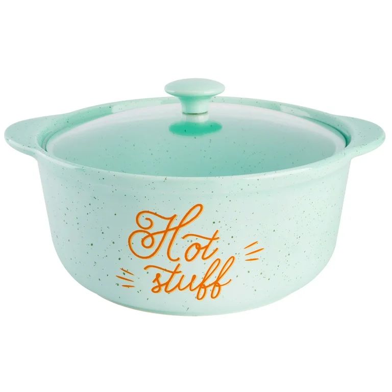 Wanda June Home Hot Stuff Teal 4-Quart Stoneware Casserole with Lid by Miranda Lambert - Walmart.... | Walmart (US)