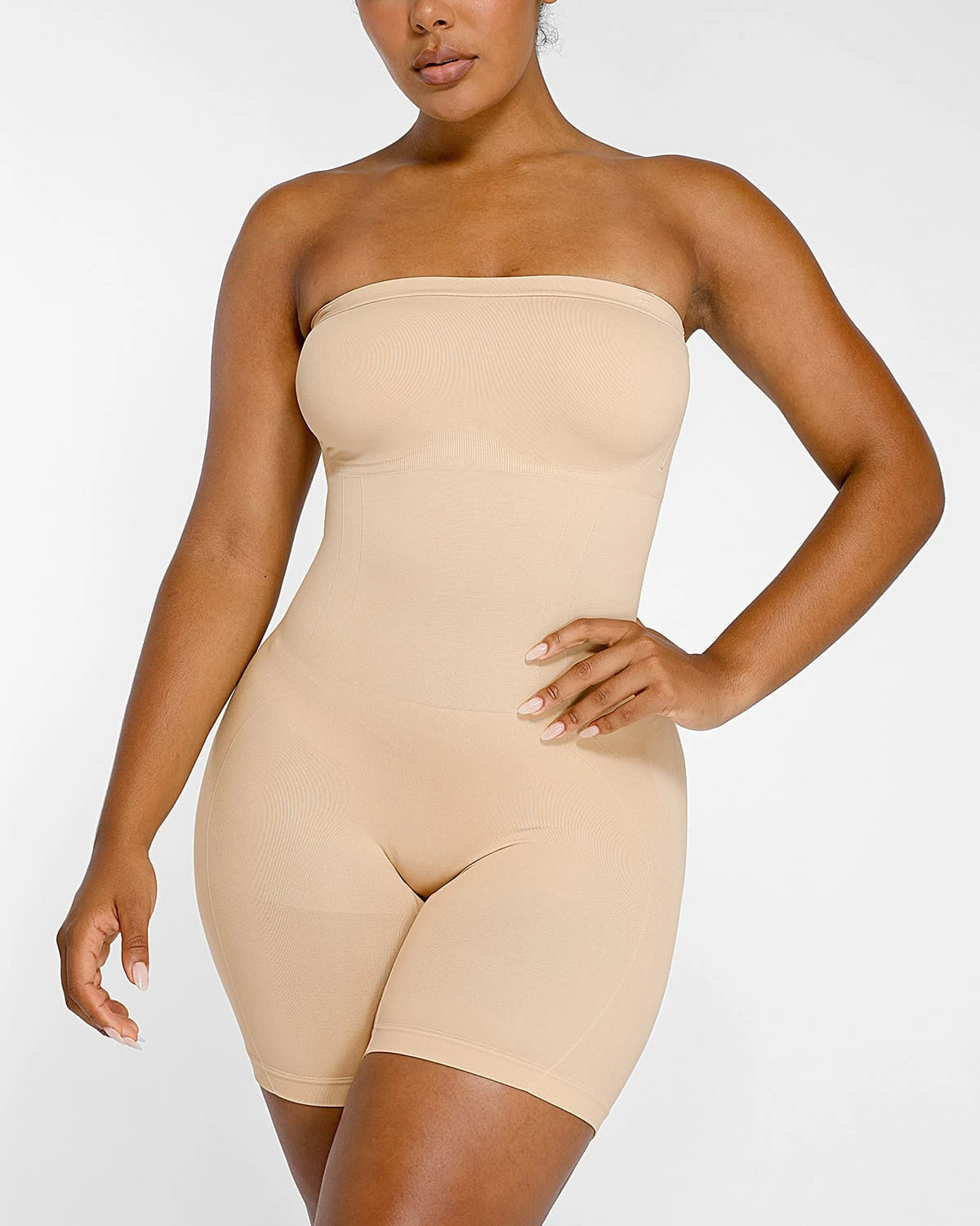 Seamless Sculpt Strapless Bodysuit | Shapellx Affiliate Program