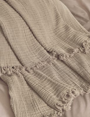 Paris Collection Pure Cotton Throw | Marks & Spencer (UK)