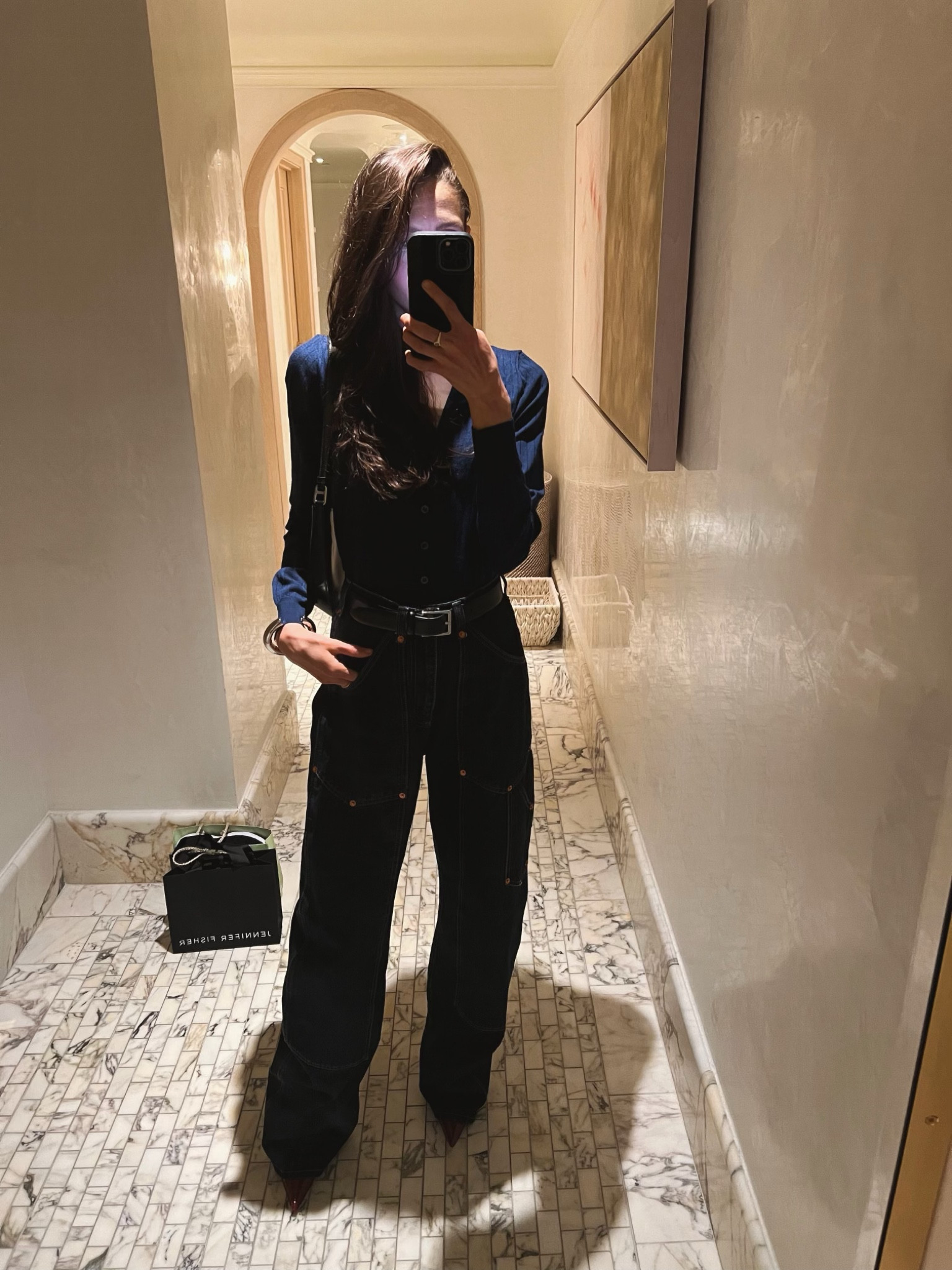 Outfit for a shopping day yesterday! Wearing Bottega, RE/DONE, Jennifer Fisher, all linked below

#LTKFind #LTKstyletip #LTKshoecrush