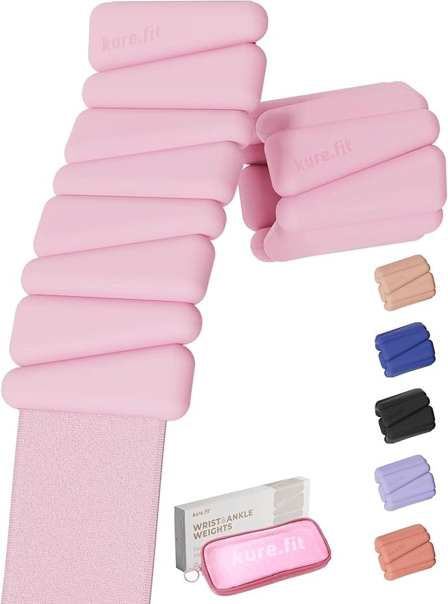 Weighted Bangles | Adjustable Wrist and Ankle Weights for Women 1LB Each (Set of 2) | Ankle Weigh... | Amazon (US)