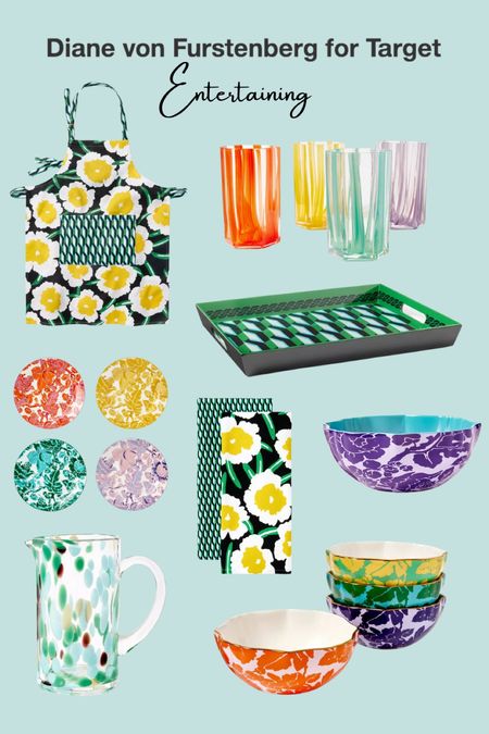 Diane von Furstenberg for Target! Fun items for entertaining.  Available 3/23 at 12:01 am PT

#LTKSeasonal #LTKhome