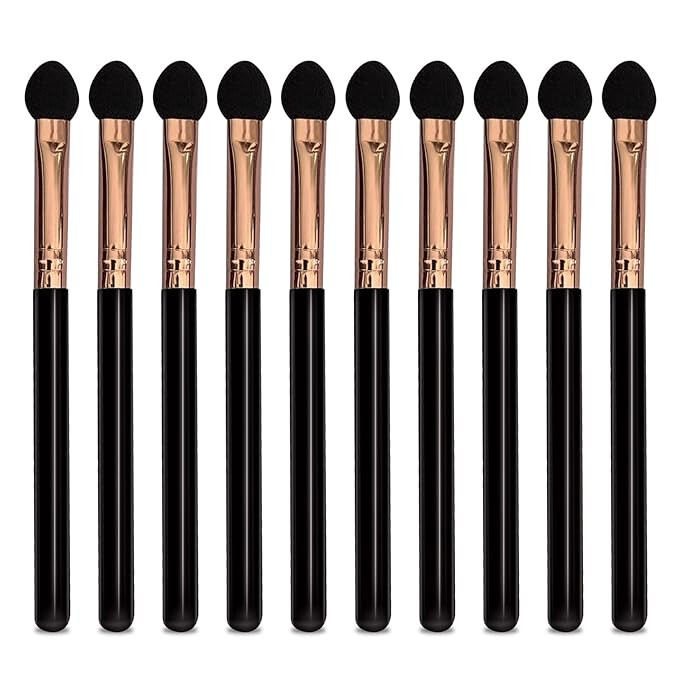 Professional Eyeshadow Applicators Sponge tip Reusable UorPoto 10Pcs Women Blendable Round Foam M... | Amazon (US)
