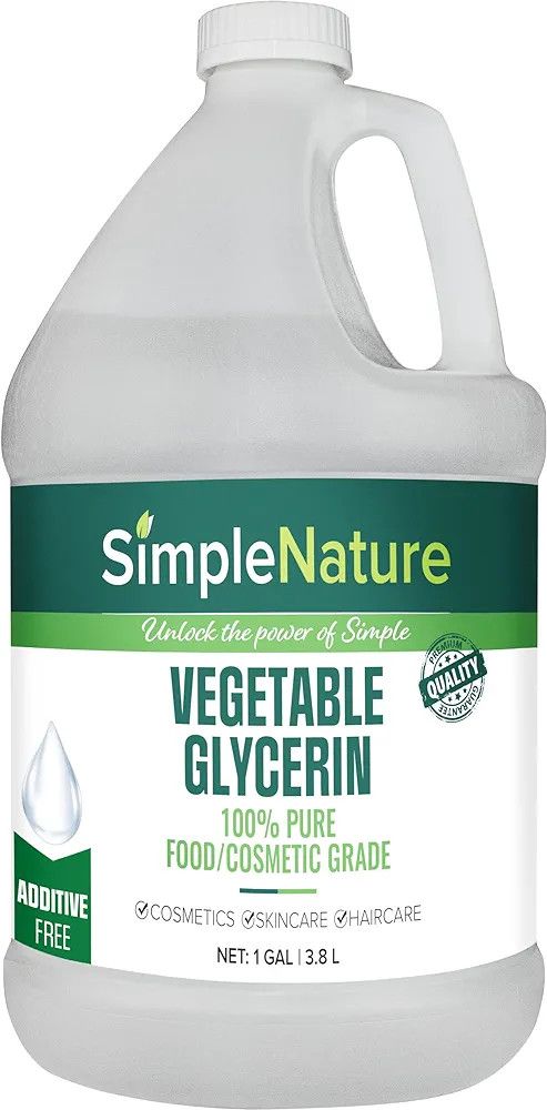 SimpleNature 100% Pure Vegetable Glycerin - 1 Gallon (128 fl oz) - Natural Pure Food/Cosmetic Gra... | Amazon (US)