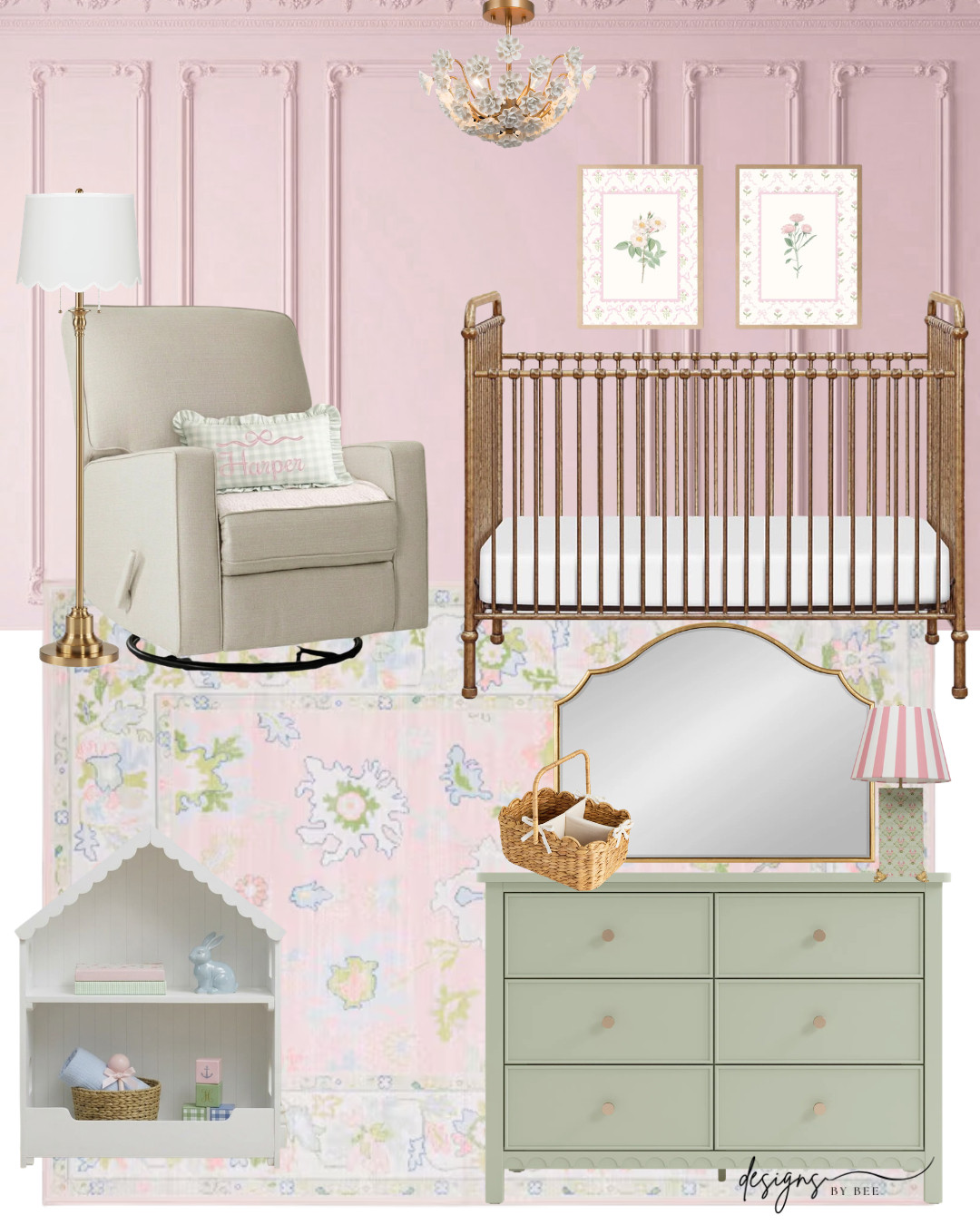 southern preppy nursery design  

 #LTKmomlife #LTKHome #LTKBaby