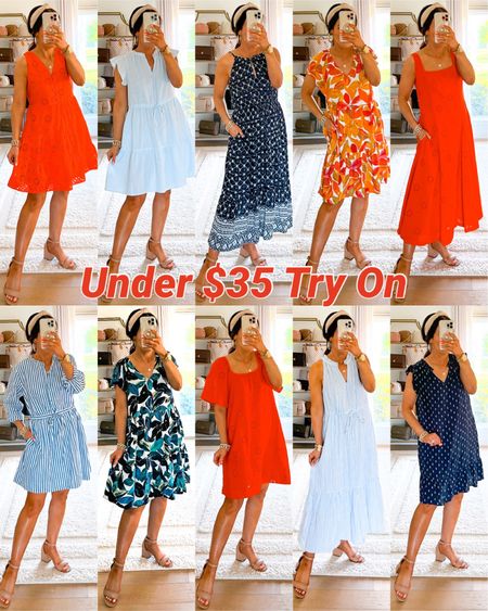 #WalmartPartner // 1, 2, 3, 4, 5, 6, 7, 8, 9 or 10 - which new @walmart spring & summer dress combos do y’all like best? 🌸 We are SO excited to share some NEW styles with y’all that start at just $17 and are ALL under $36! 💕All of these exclusive @walmartfashion items are available in additional prints and colors too! Size small shown in all items except XS in the red & black eyelet puff sleeve dresses. 🛍️ Everything is linked with the LTK app {just search “TheDoubleTakeGirls” to find us}. Or leave a comment below if you’d like us to DM you direct links & more sizing info for any items shown. Sizes won’t last long with these awesome prices so don’t wait to check out. ☺️ We can’t wait to hear which outfits you all like best!🌟Also make sure to see our new IG stories for a try on of everything shown! 💗 ~ L & W 
#walmart #walmartfashion 

#LTKsalealert #LTKfindsunder50 #LTKstyletip