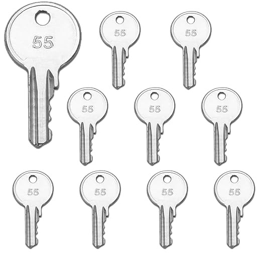 WAH LIN PARTS Equipment Keys, 10 Pack 455 Keys fit Skyjack Lifts, New Genie Lifts, Boom Lifts Sci... | Amazon (US)