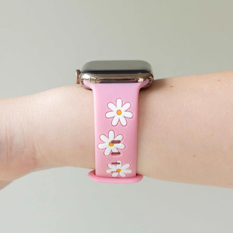 Darling Daisy Blushing Pink Apple Watch Band | StrawberryAvocados