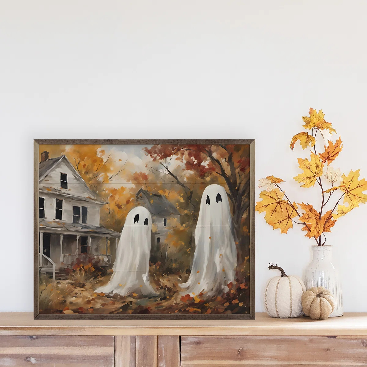 Trinx " Two Ghost Companions " on Wood | Wayfair | Wayfair North America