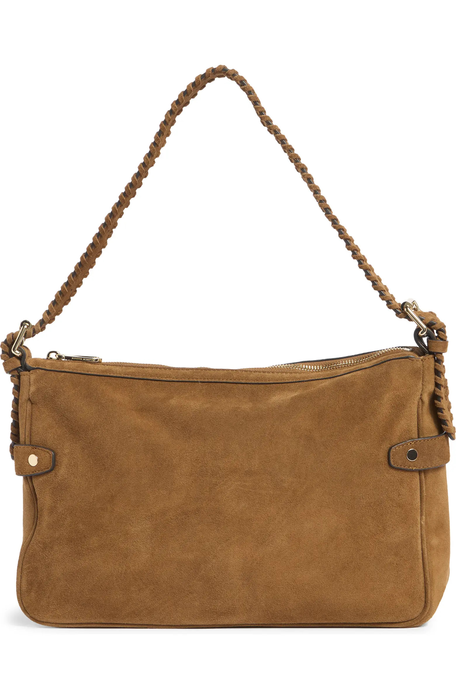 Rebecca Minkoff Chaya Whipstitch Suede Shoulder Bag | Nordstromrack | Nordstrom Rack